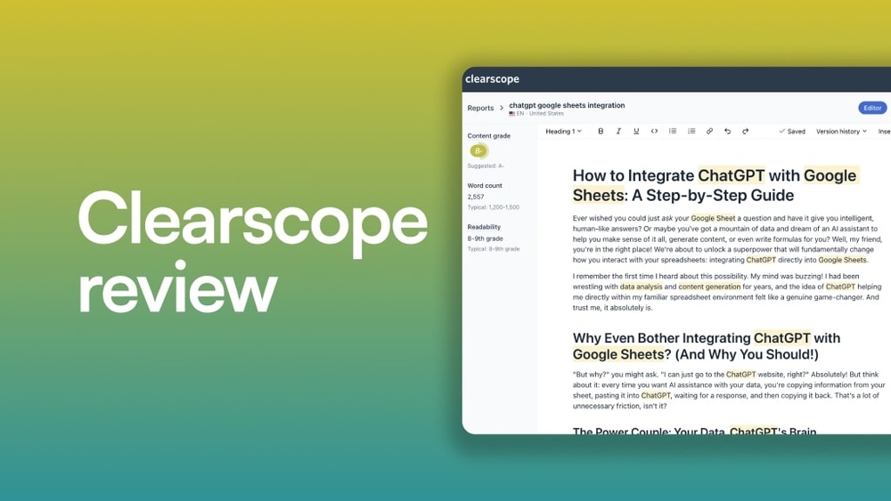 Clearscope Review