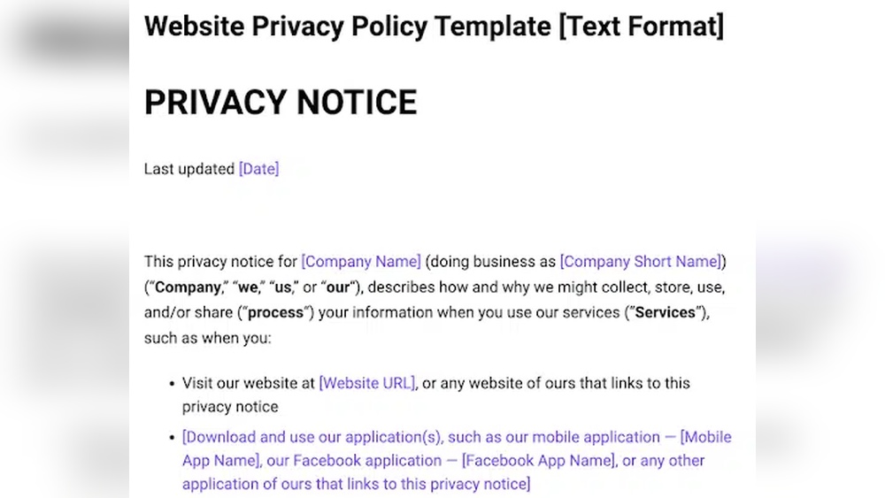 Privacy Notice