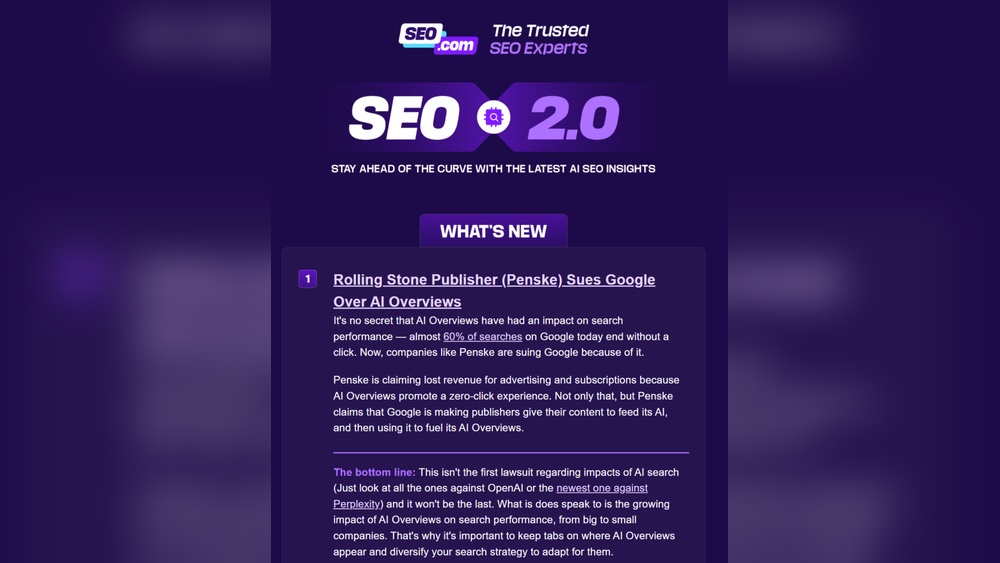Seo Newsletters