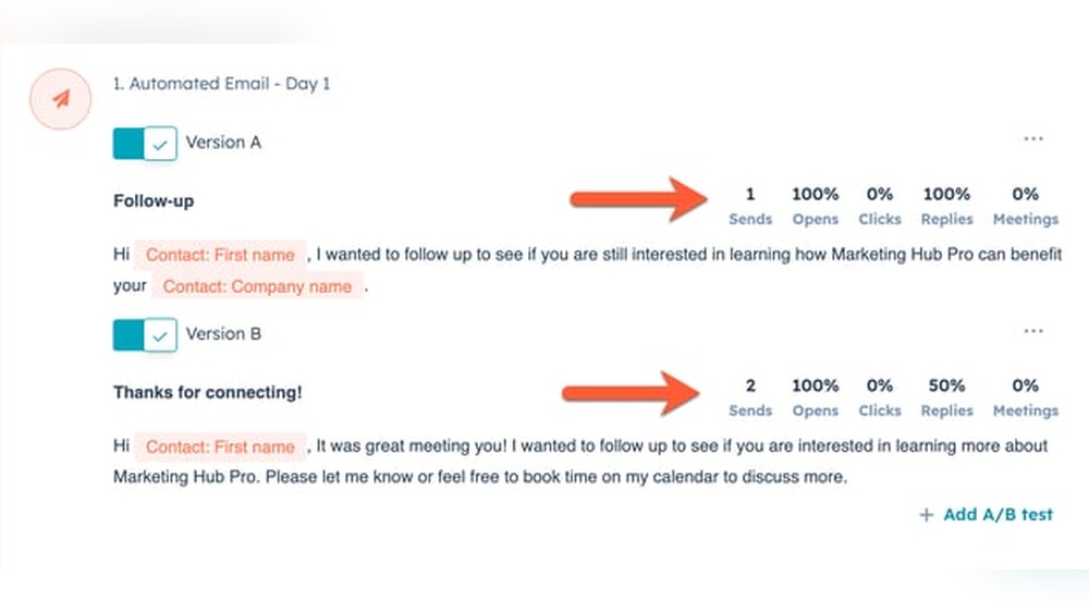 Test Email Message Sample