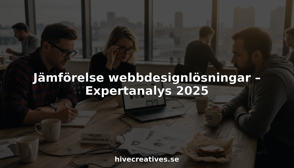 jämförelse webbdesignlösningar