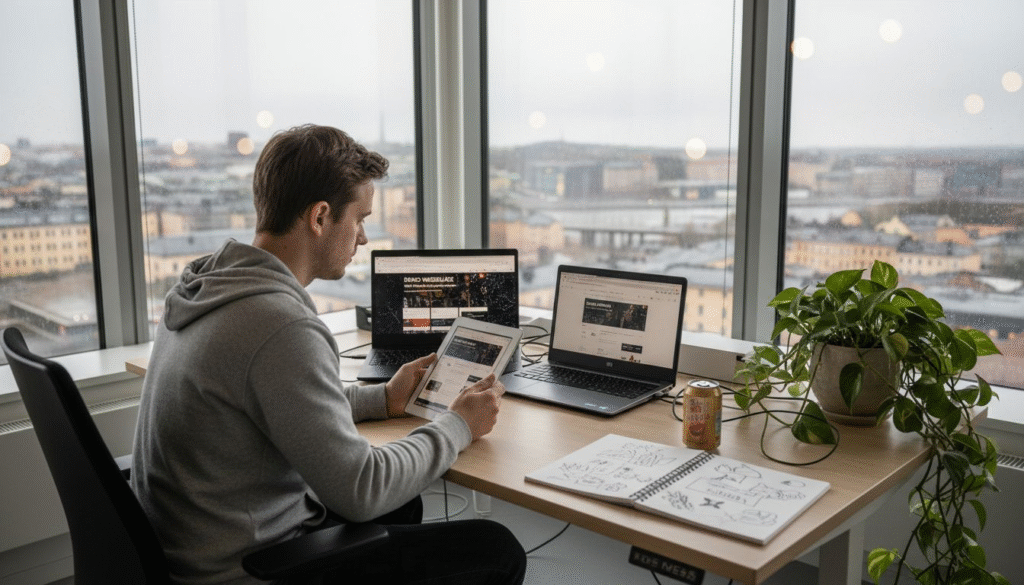 bygga responsiv webbsida