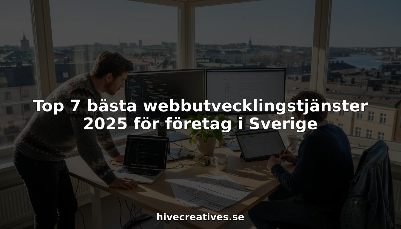 bästa webbutvecklingstjänster 2025
