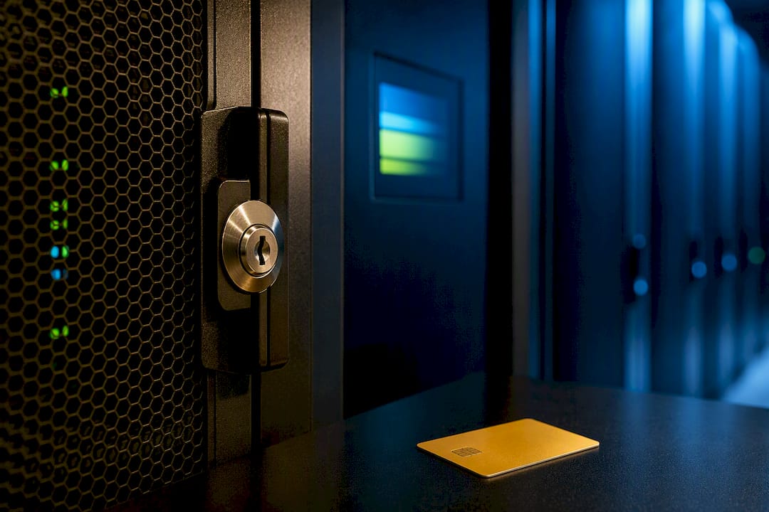 Trygg servermiljö med fysisk åtkomstbegränsning