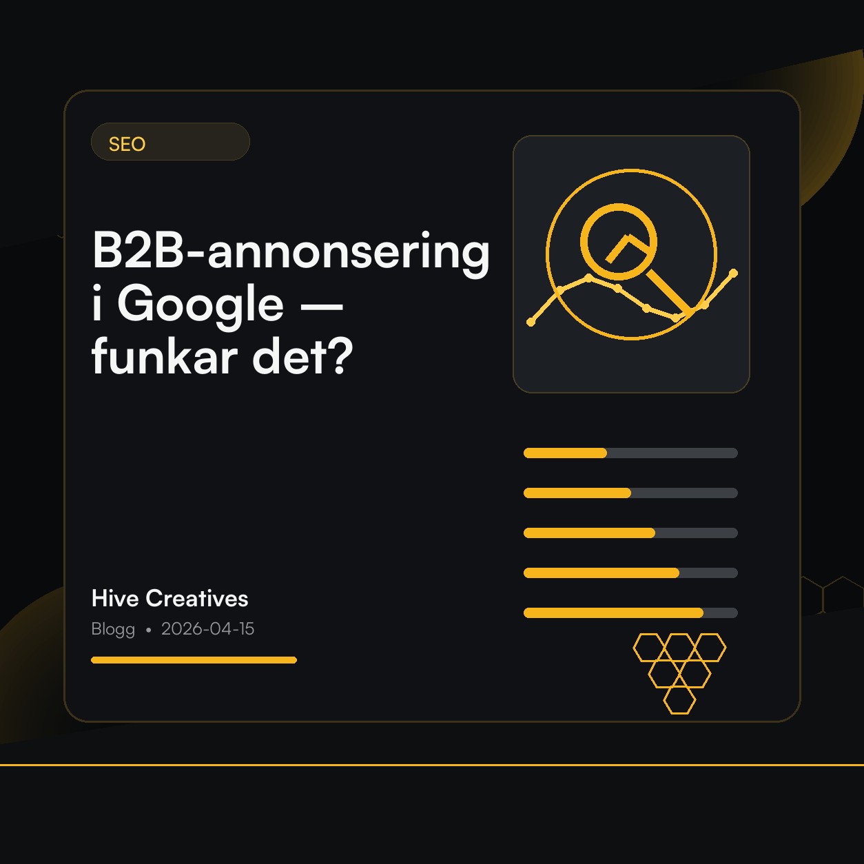 B2B-annonsering i Google – funkar det?