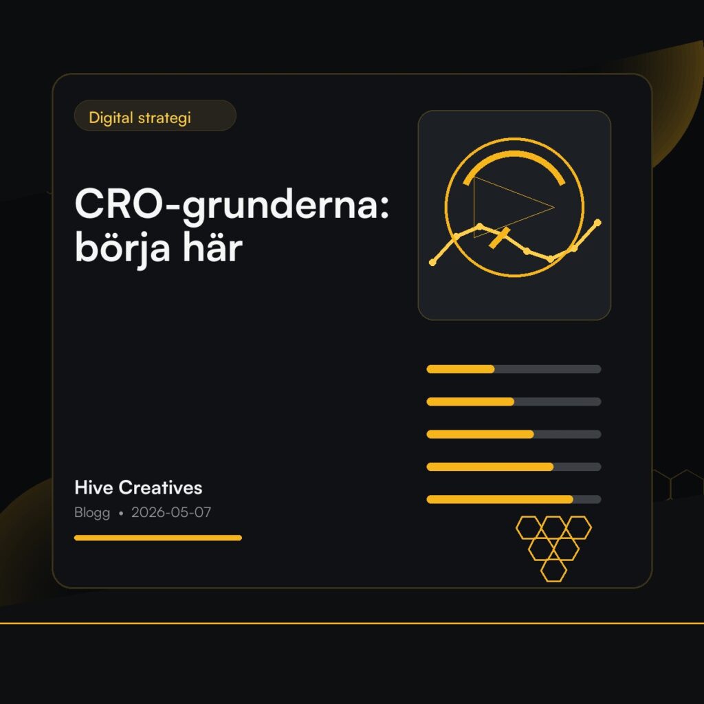 CRO-grunderna: börja här