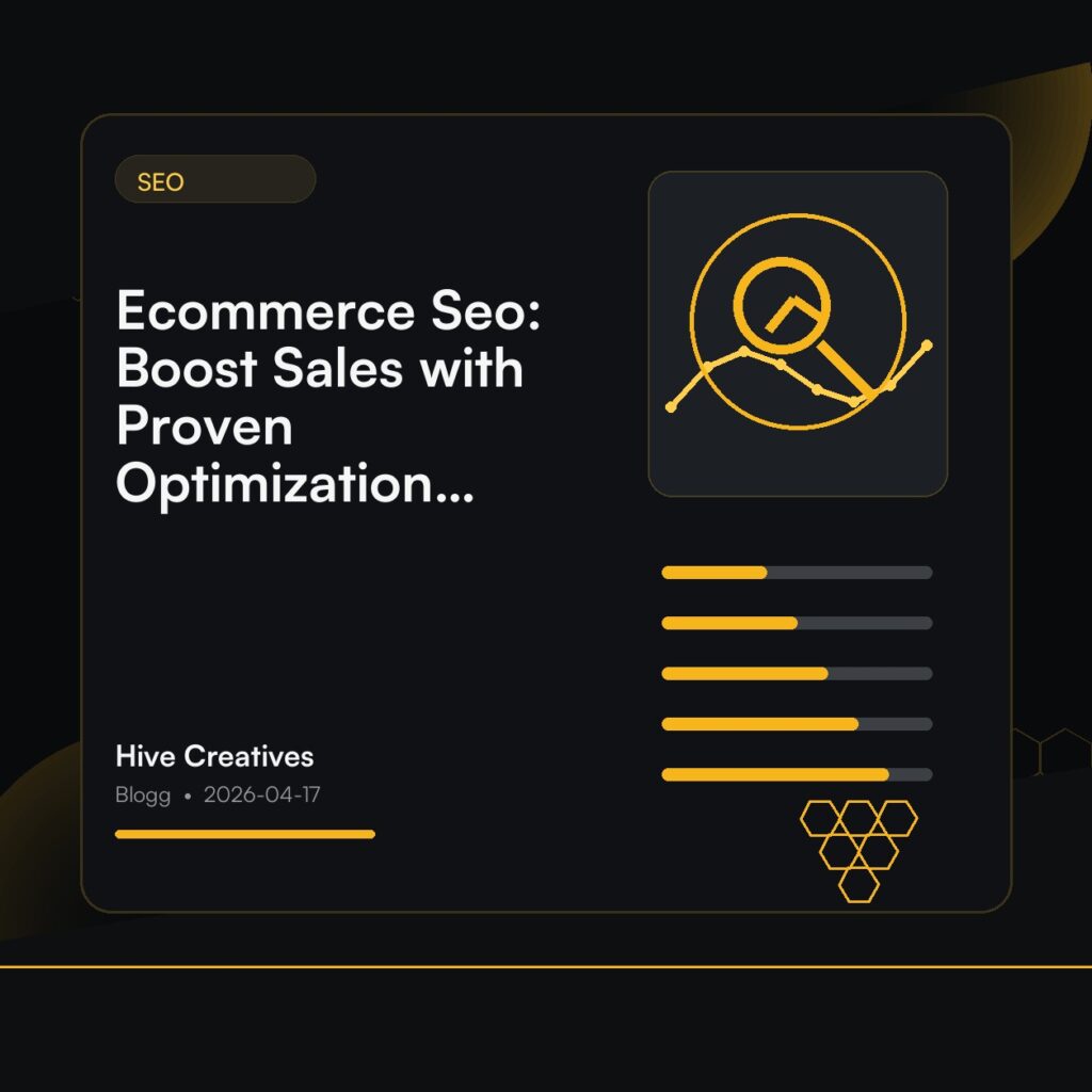 Ecommerce Seo: Boost Sales with Proven Optimization Strategies