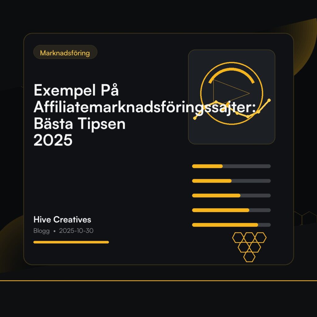 Exempel På Affiliatemarknadsföringssajter: Bästa Tipsen 2025