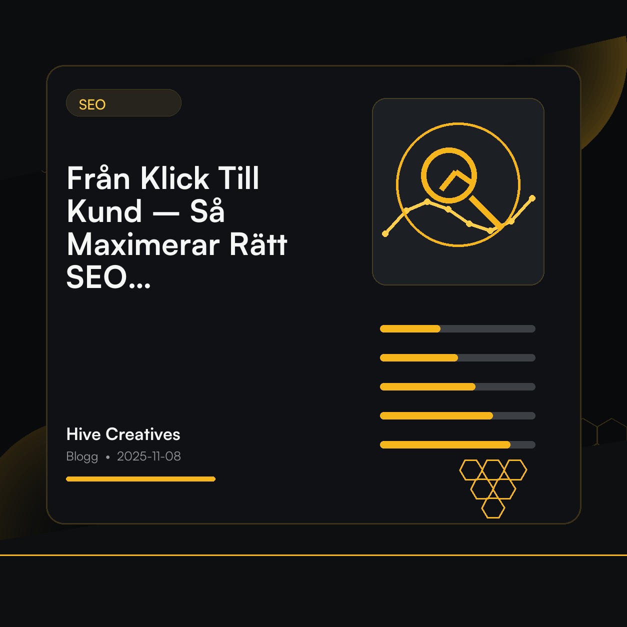 Från Klick Till Kund – Så Maximerar Rätt SEO Din Försäljning I Stockholm