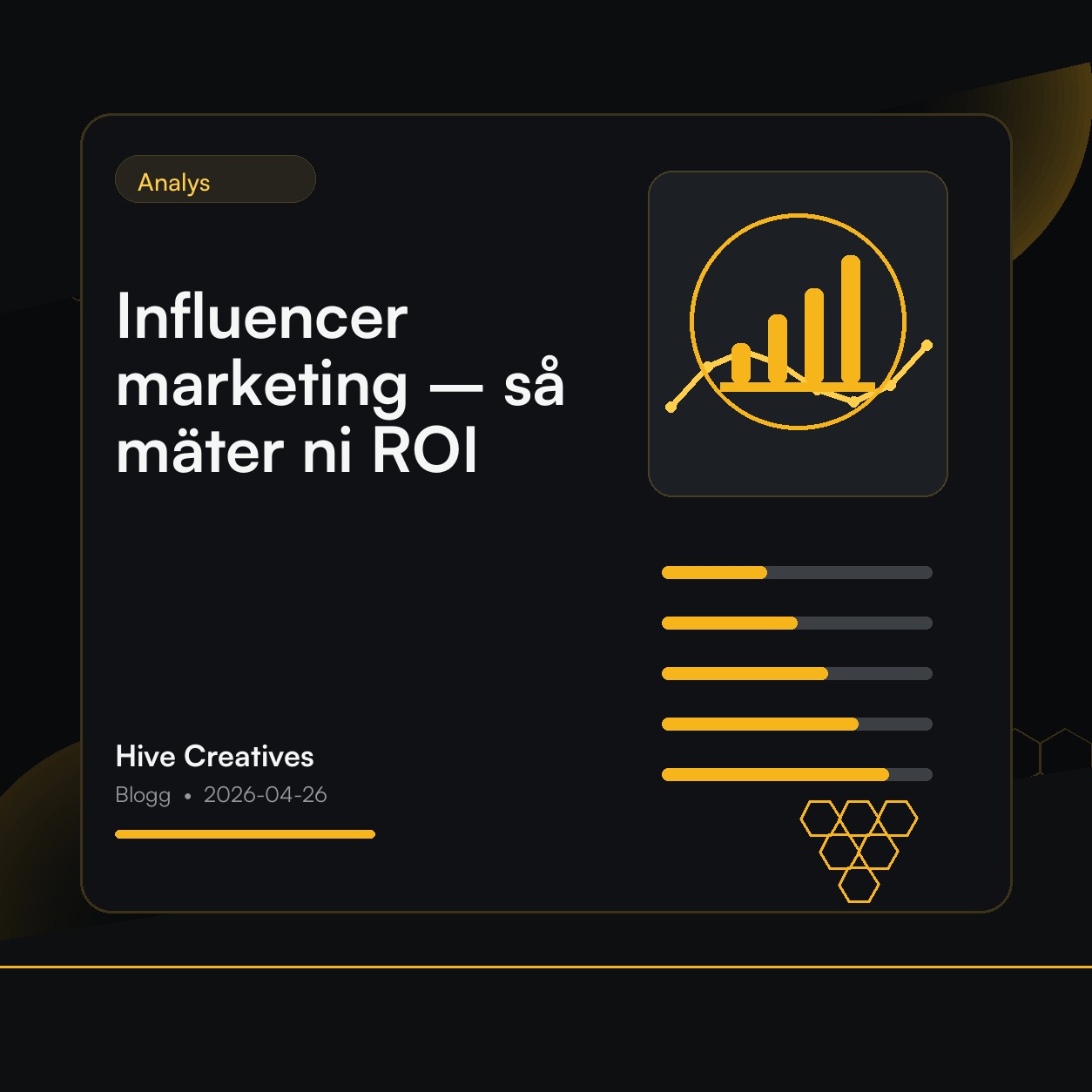 Influencer marketing – så mäter ni ROI