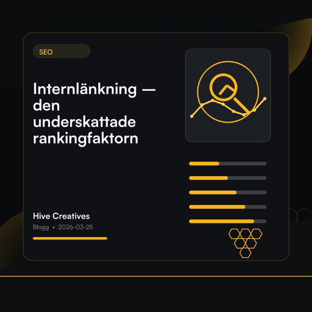 Internlänkning – den underskattade rankingfaktorn