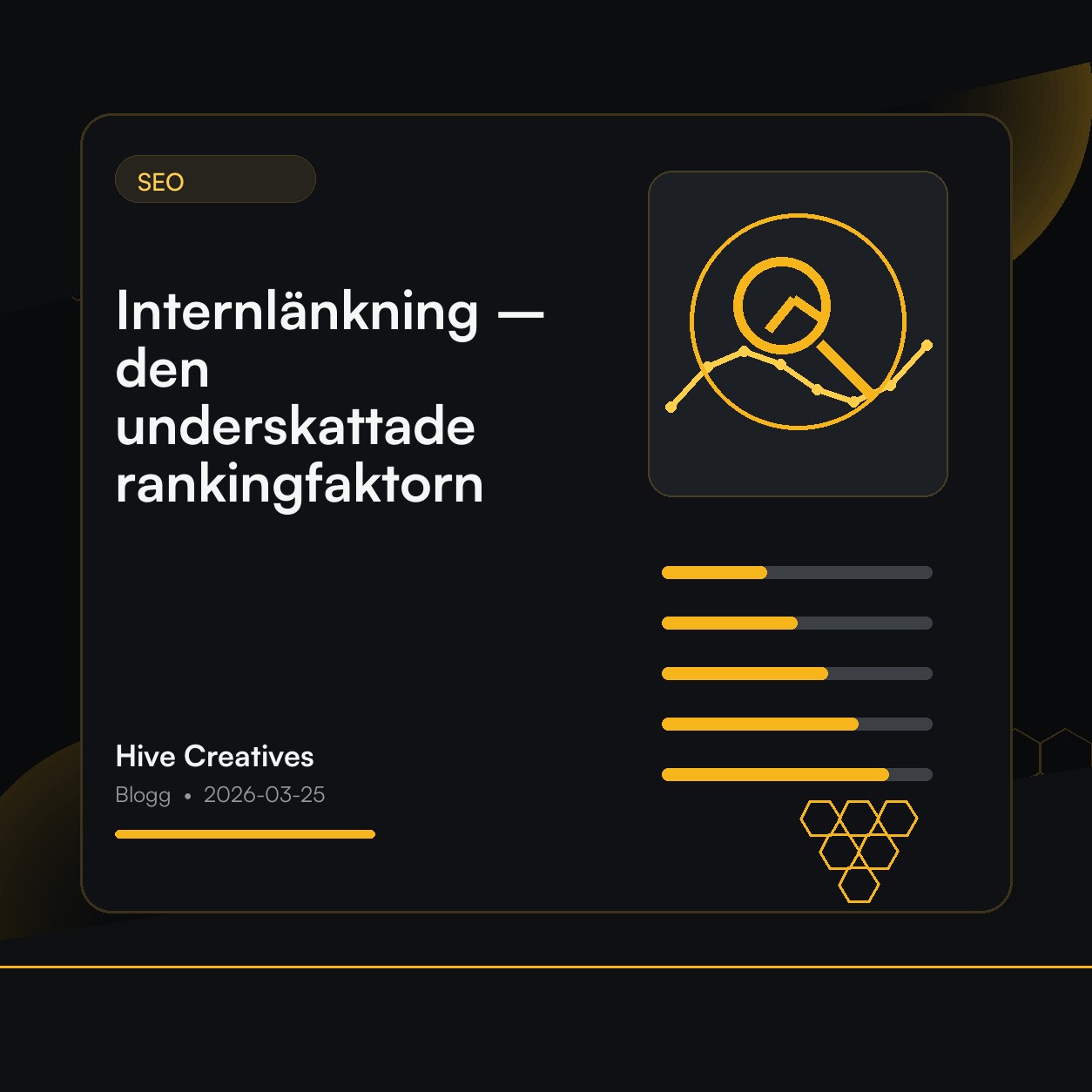 Internlänkning – den underskattade rankingfaktorn