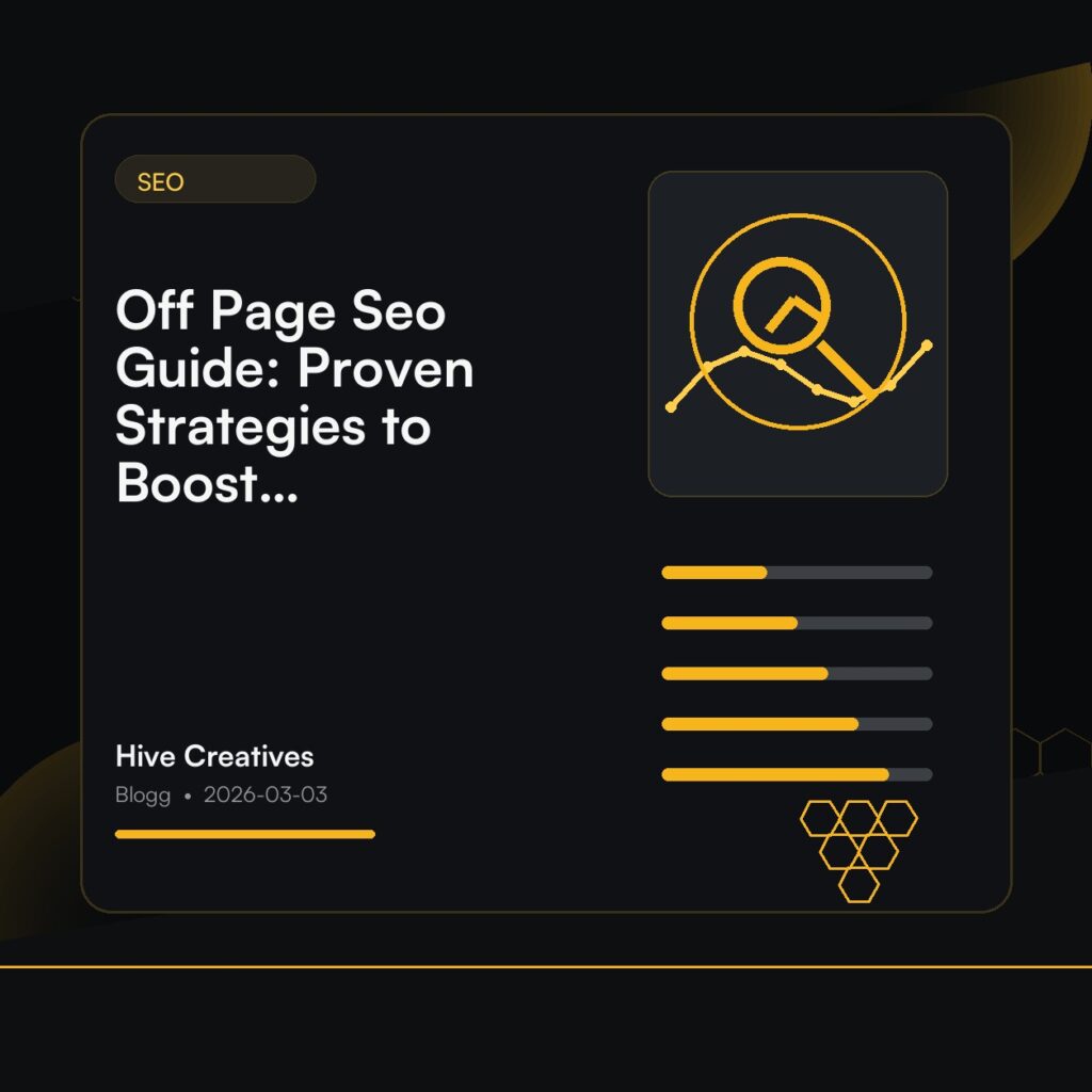 Off Page Seo Guide: Proven Strategies to Boost Your Rankings Fast