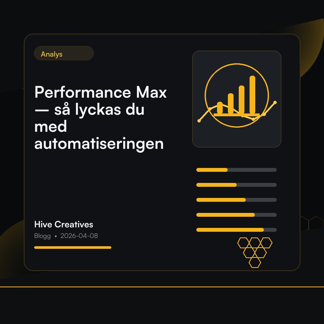 Performance Max – så lyckas du med automatiseringen