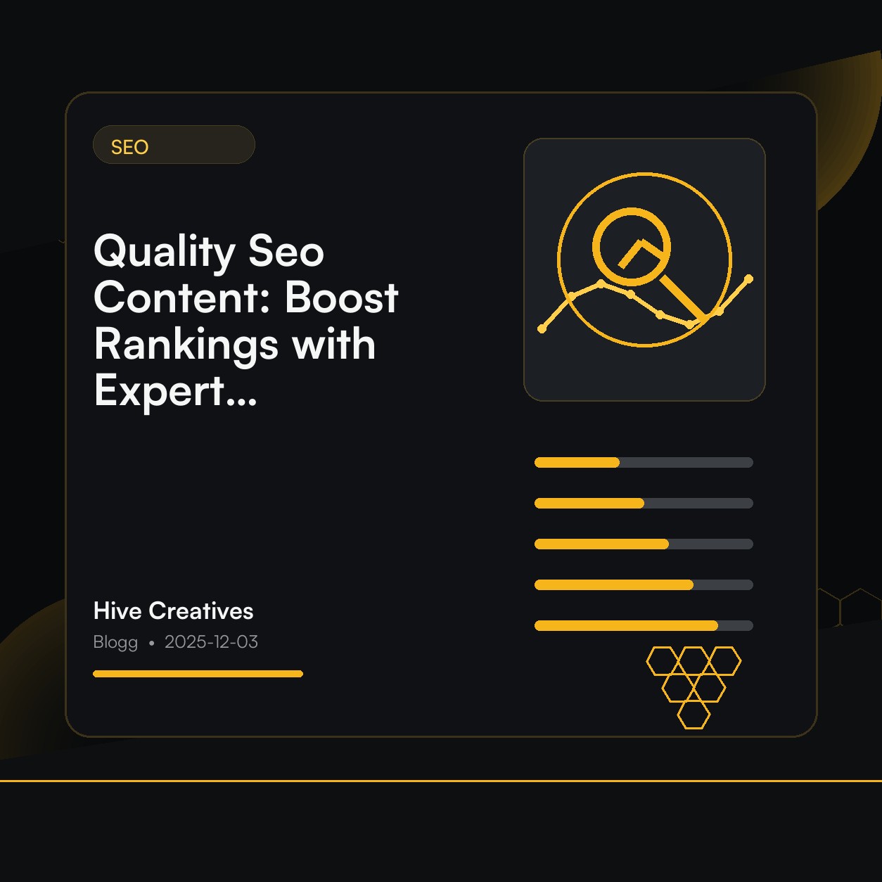 Quality Seo Content: Boost Rankings with Expert Writing Tips