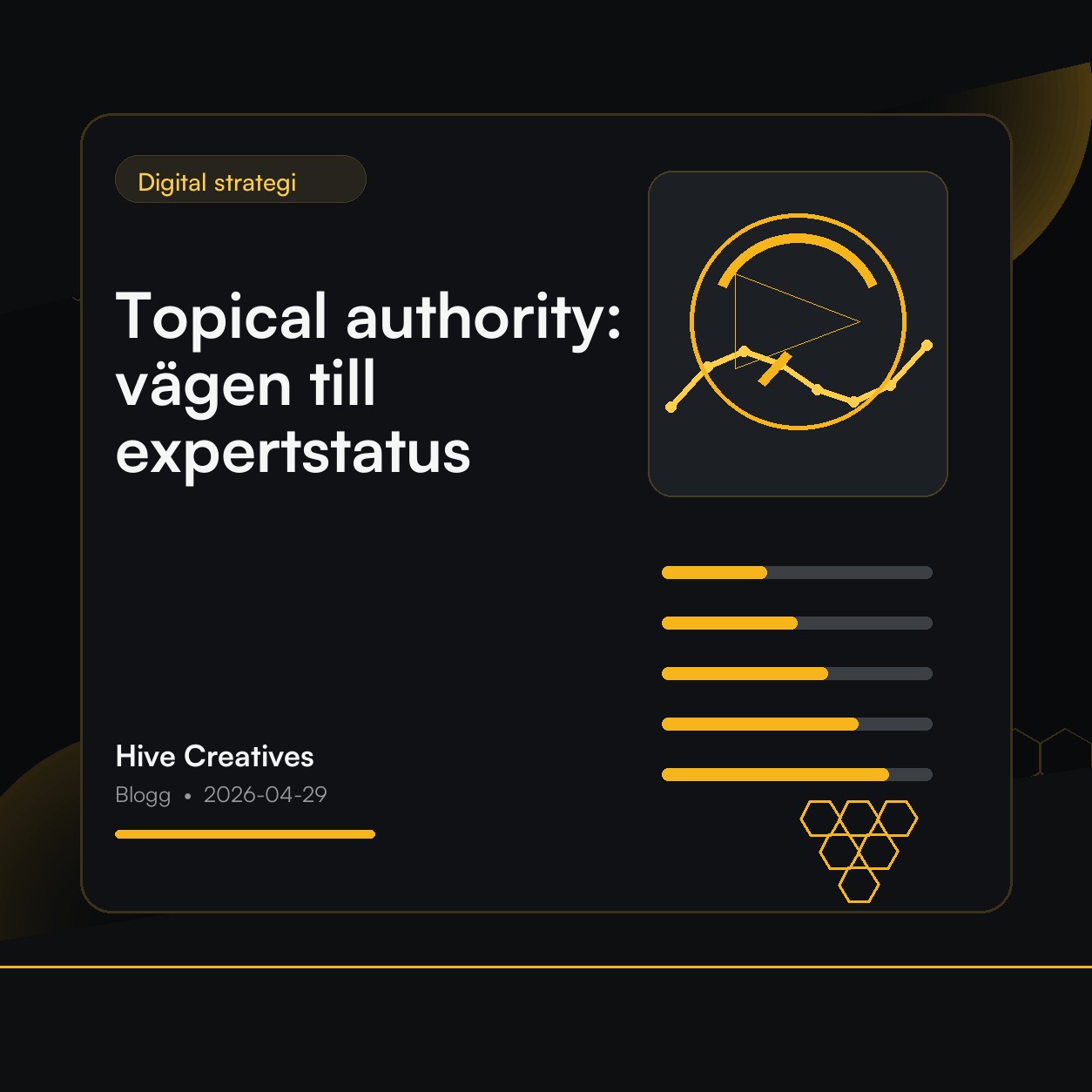 Topical authority: vägen till expertstatus