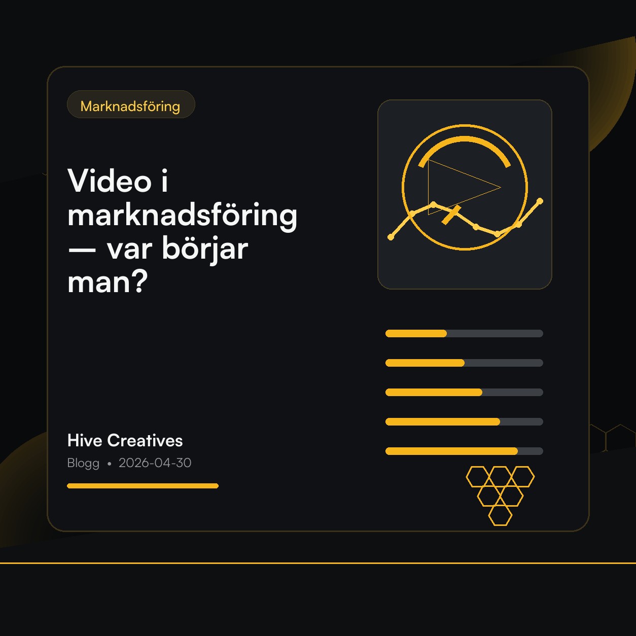 Video i marknadsföring – var börjar man?
